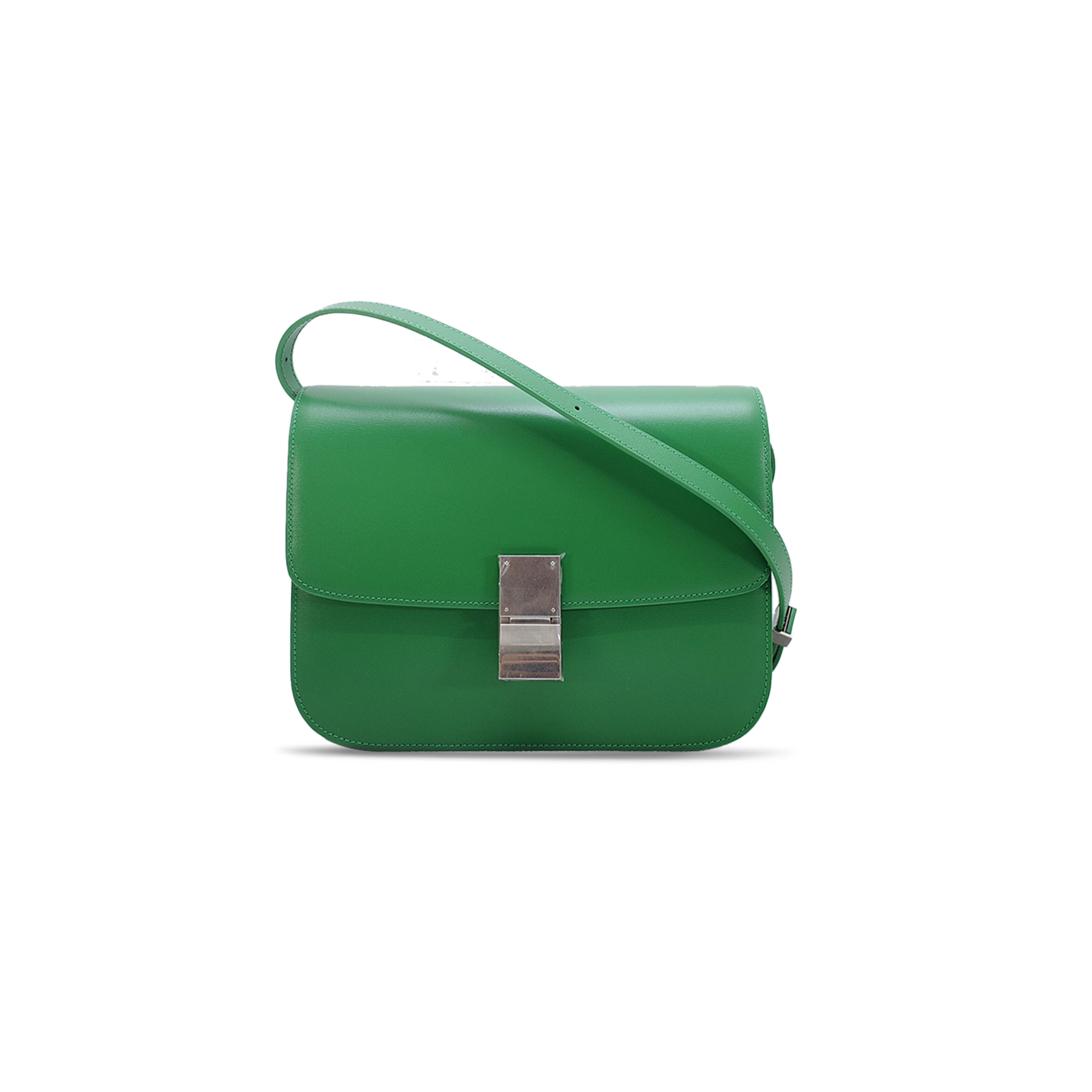 Ce**e medium shoulder bag in teen classic striped calfskin 164173dls.27ok (24*18*7cm)